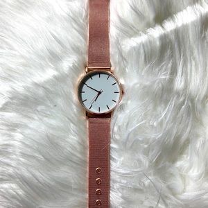 Women rose gold watch